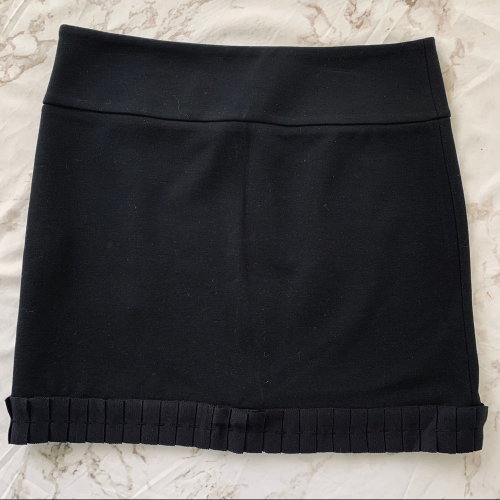 Diane Von Furstenberg Postage Stamp Black Skirt - Picture 4 of 4